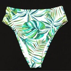 Shade & Shore Women's S (4-6) High Waist High Leg Extra Cheeky Bikini Bottom